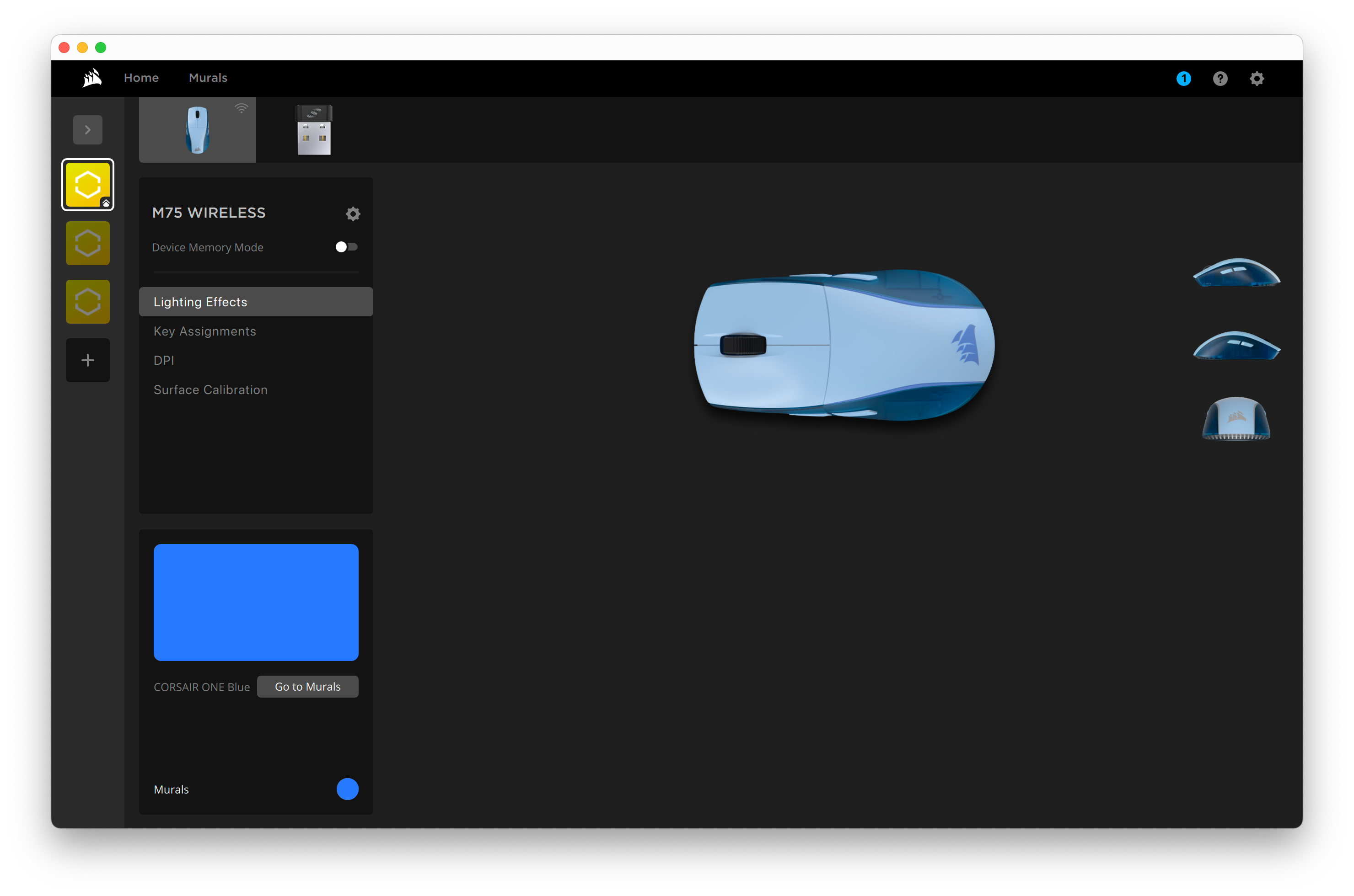 screenshot-2025-01-02-at-10-21-35-am Customizing the M75 mouse's RGB lighting in the iCUE app.