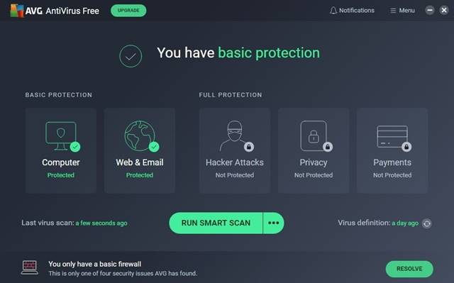 AVG AntiVirus Free