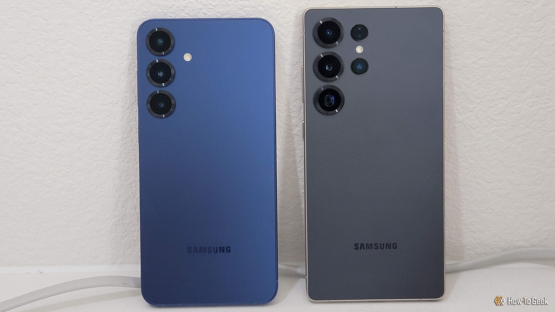 Galaxy S25 Plus next to S25 Ultra