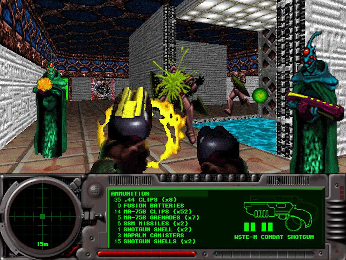 A screenshot from the Marathon game series.