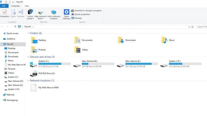 Open file explorer