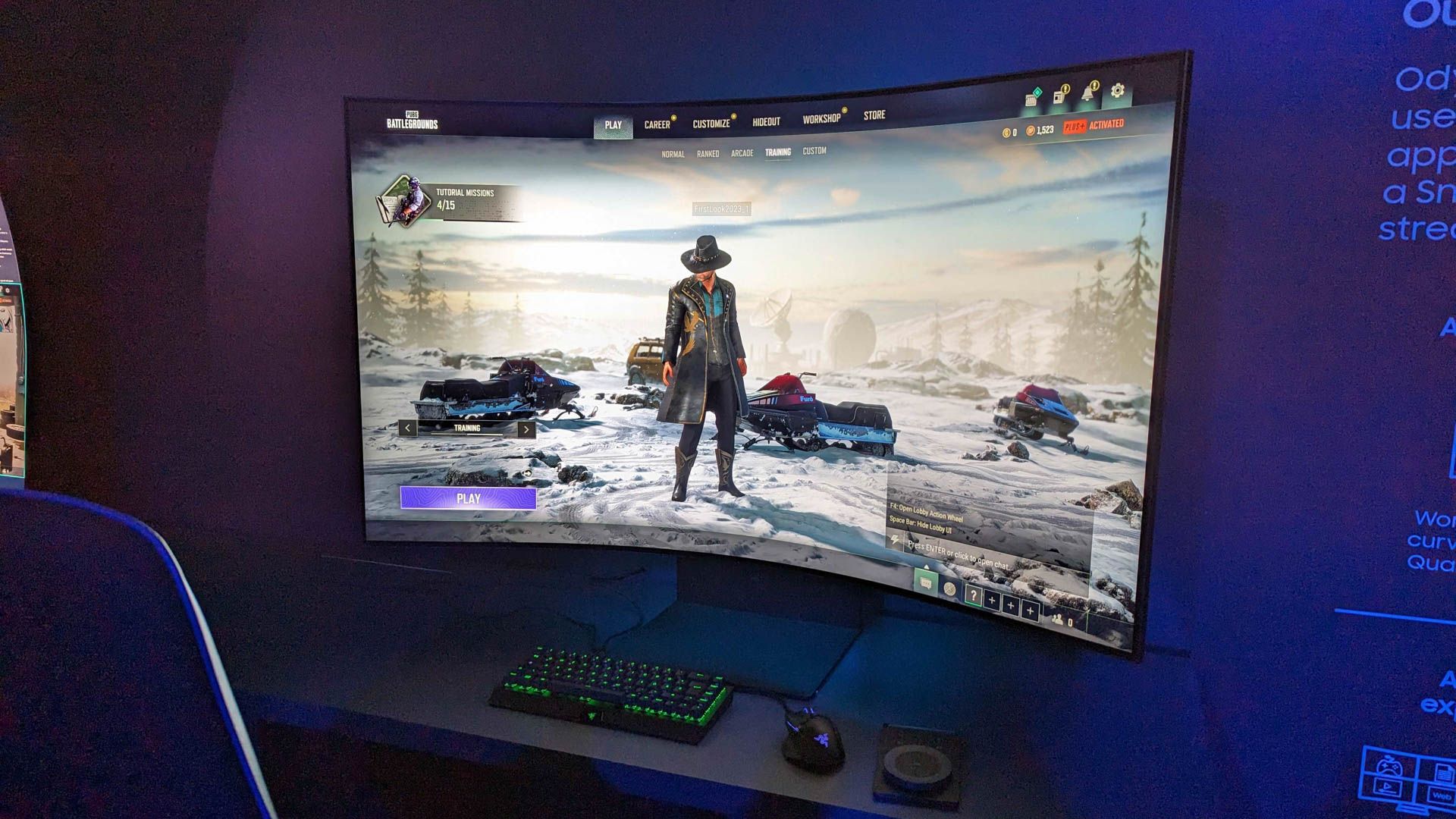 Samsung Gaming Monitor at CES 2023