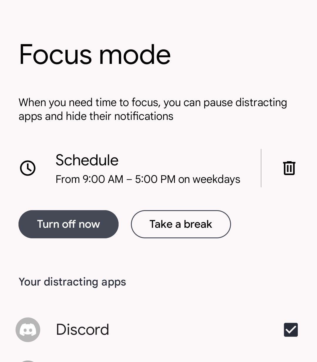 Android Focus Mode Digital Wellbeing
