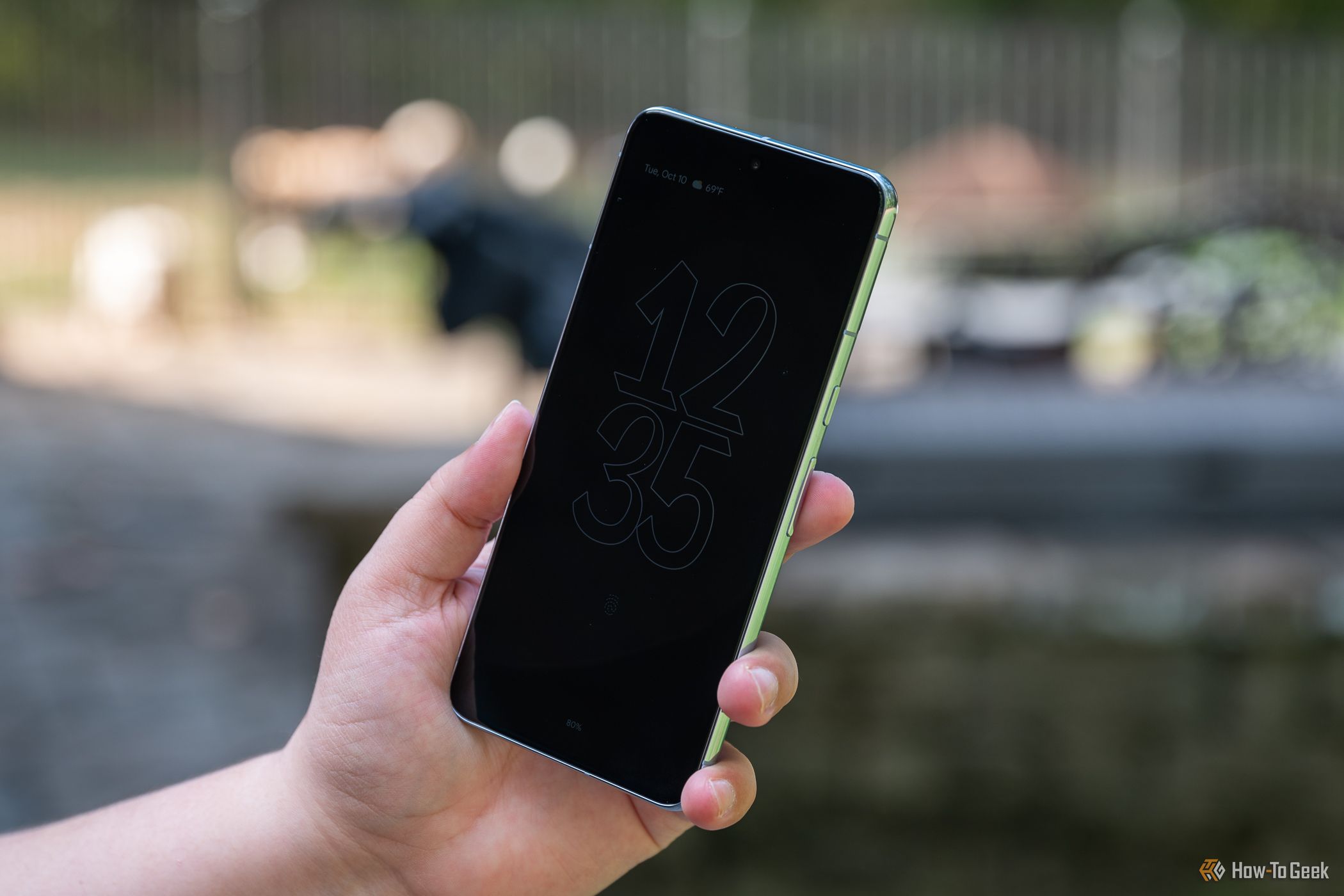 Always-on display on the Google Pixel 8 Pro