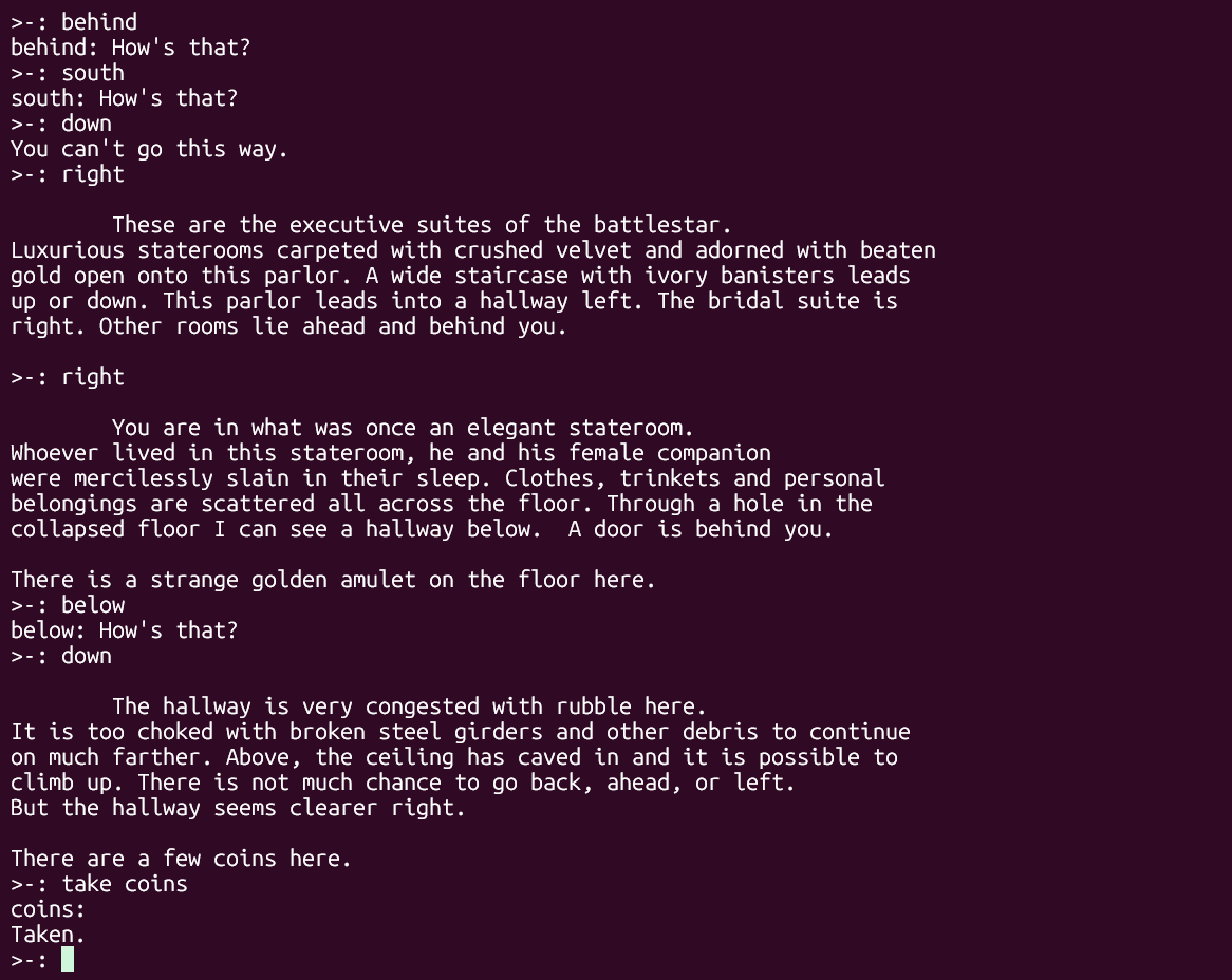 Game of BSD battlestar in the terminal.