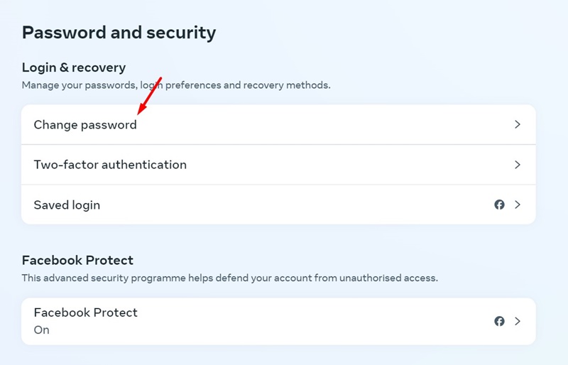 Change Password