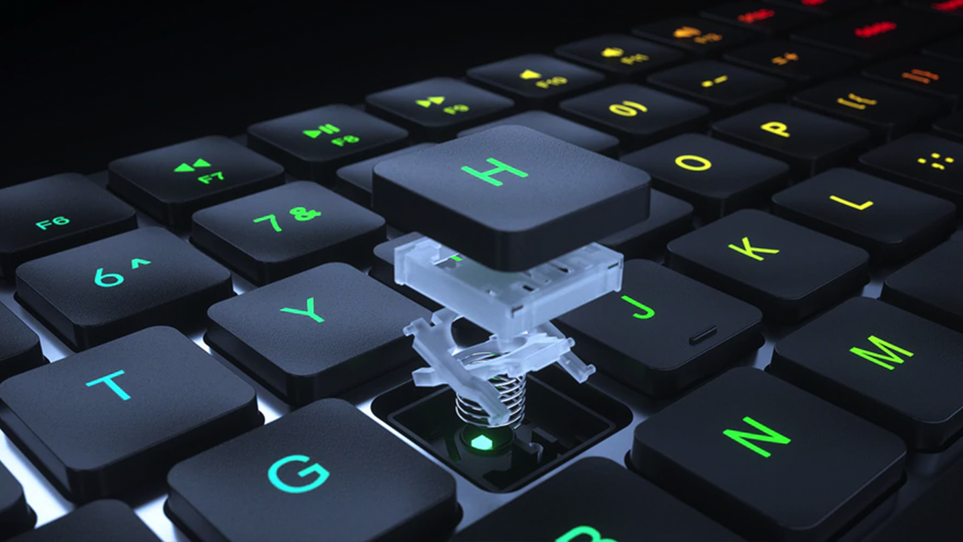 An illustration showing the LP85's optical key design.