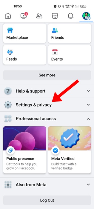 Settings & Privacy