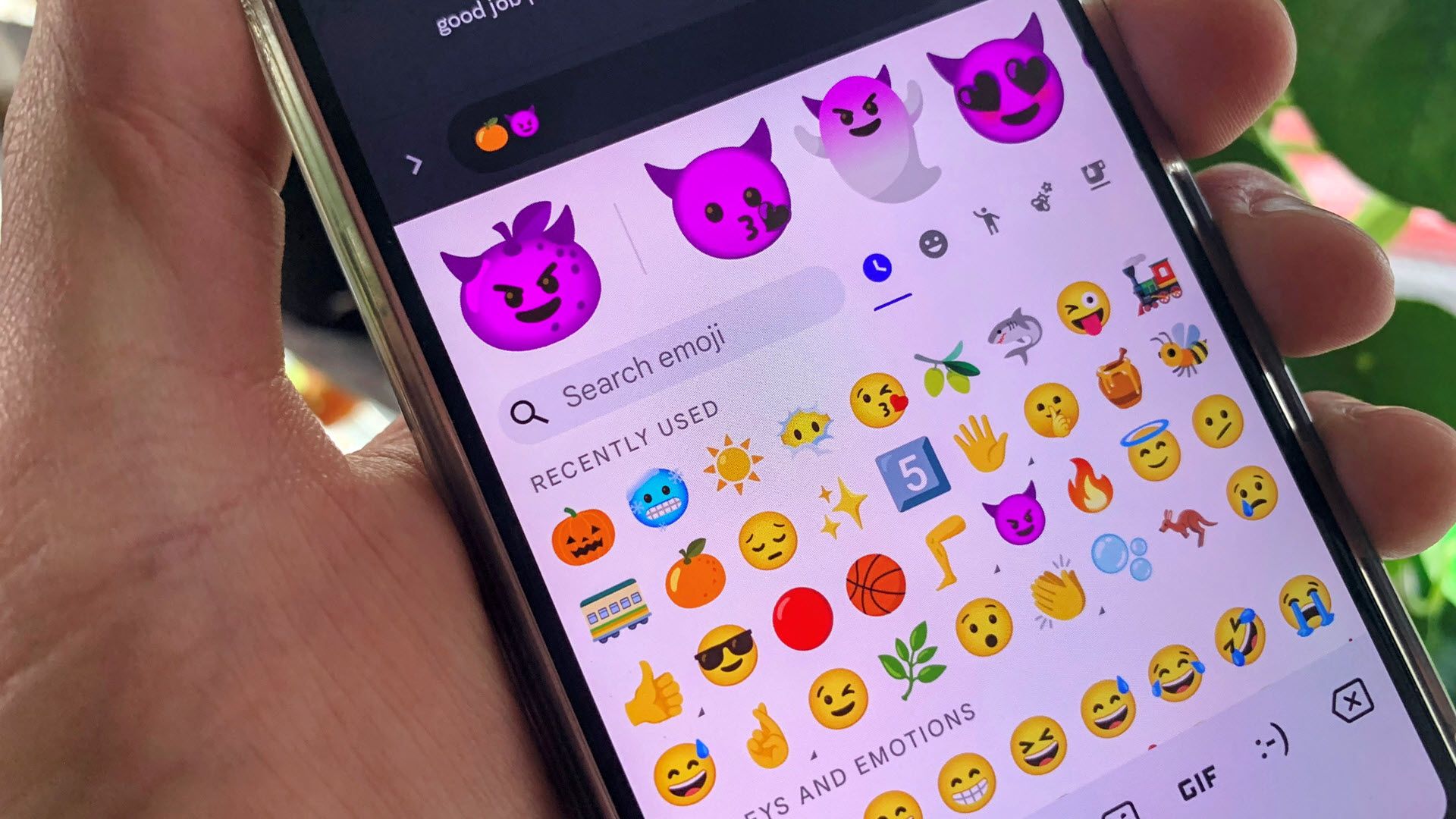 Gboard on an Android phone.