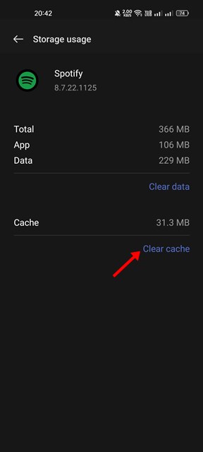 Clear Cache