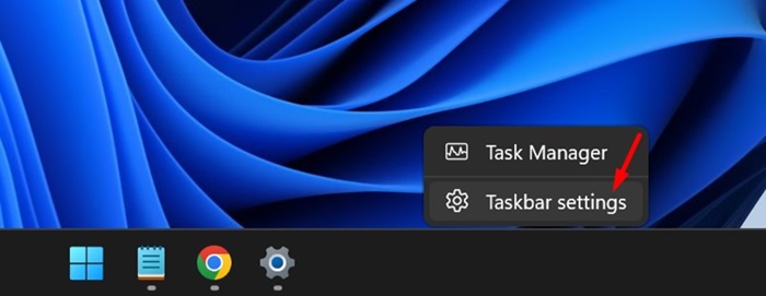 Taskbar Settings