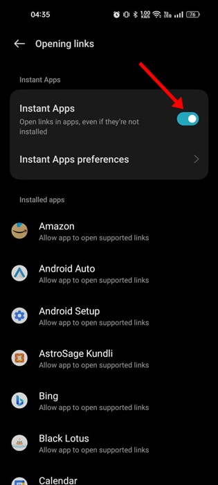 Instant Apps