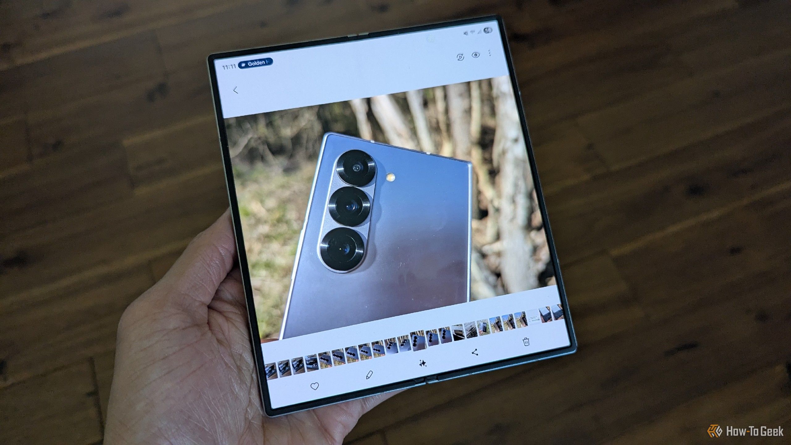 The Samsung Gallery app on a Galaxy Z Fold 6.