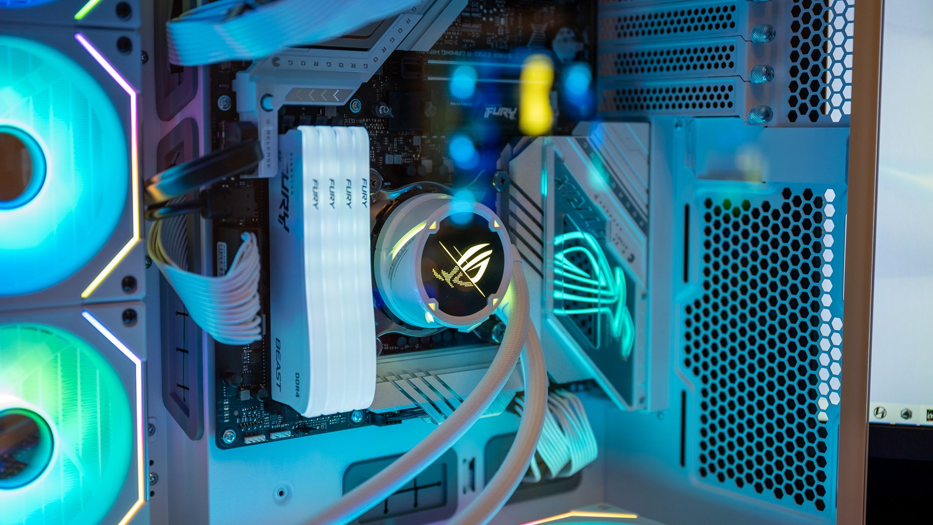 Kingston FURY Beast DDR4 RGB Special Edition Memory in a gaming PC.