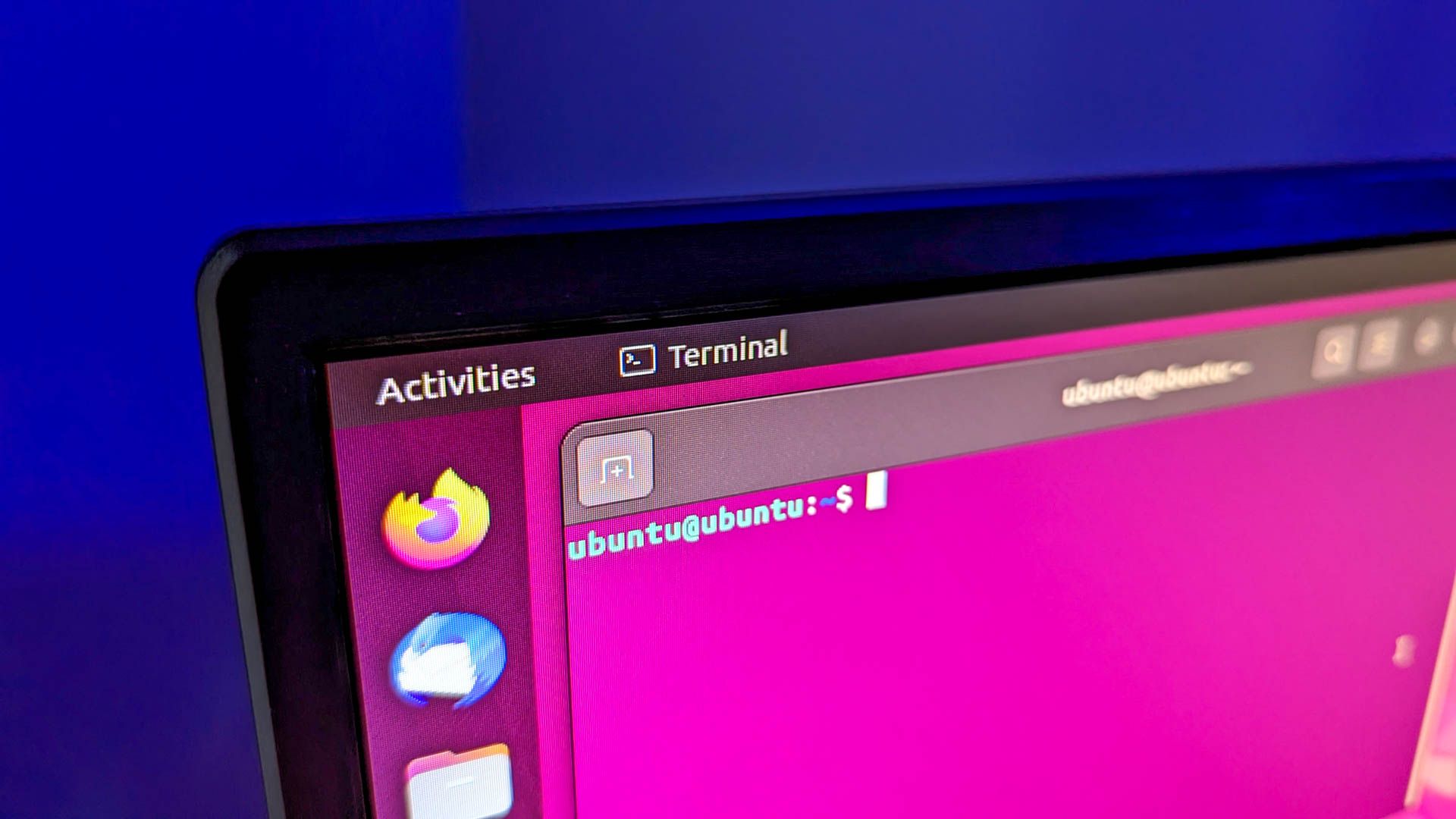 An Ubuntu Terminal.