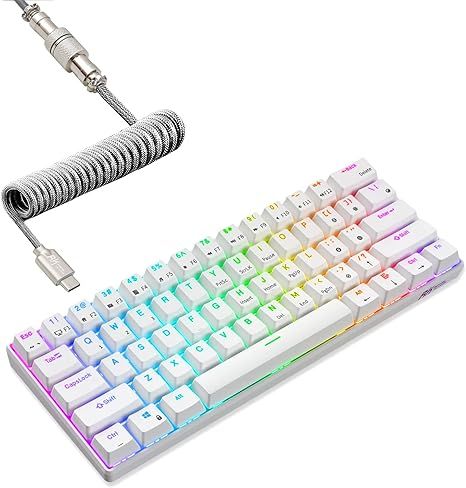 The RK ROYAL KLUDGE RK61 60% Mechanical Keyboard.