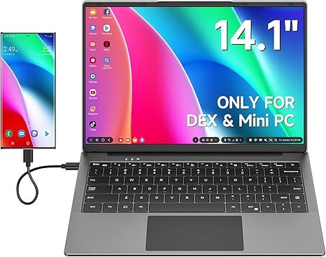 The Dopesplay Lapdock Monitor Built-in 5000mAh Battery.