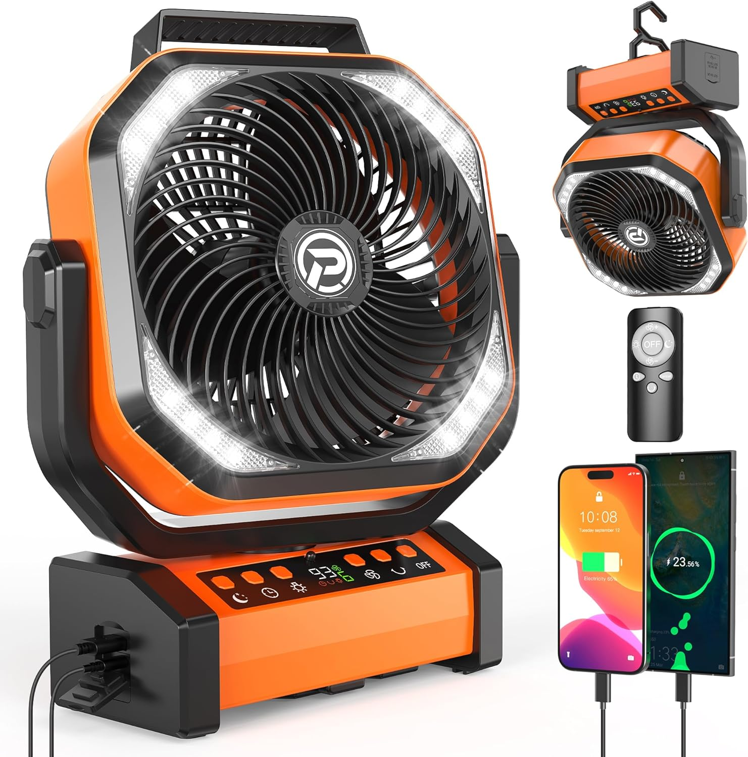 Cmyfato camping fan
