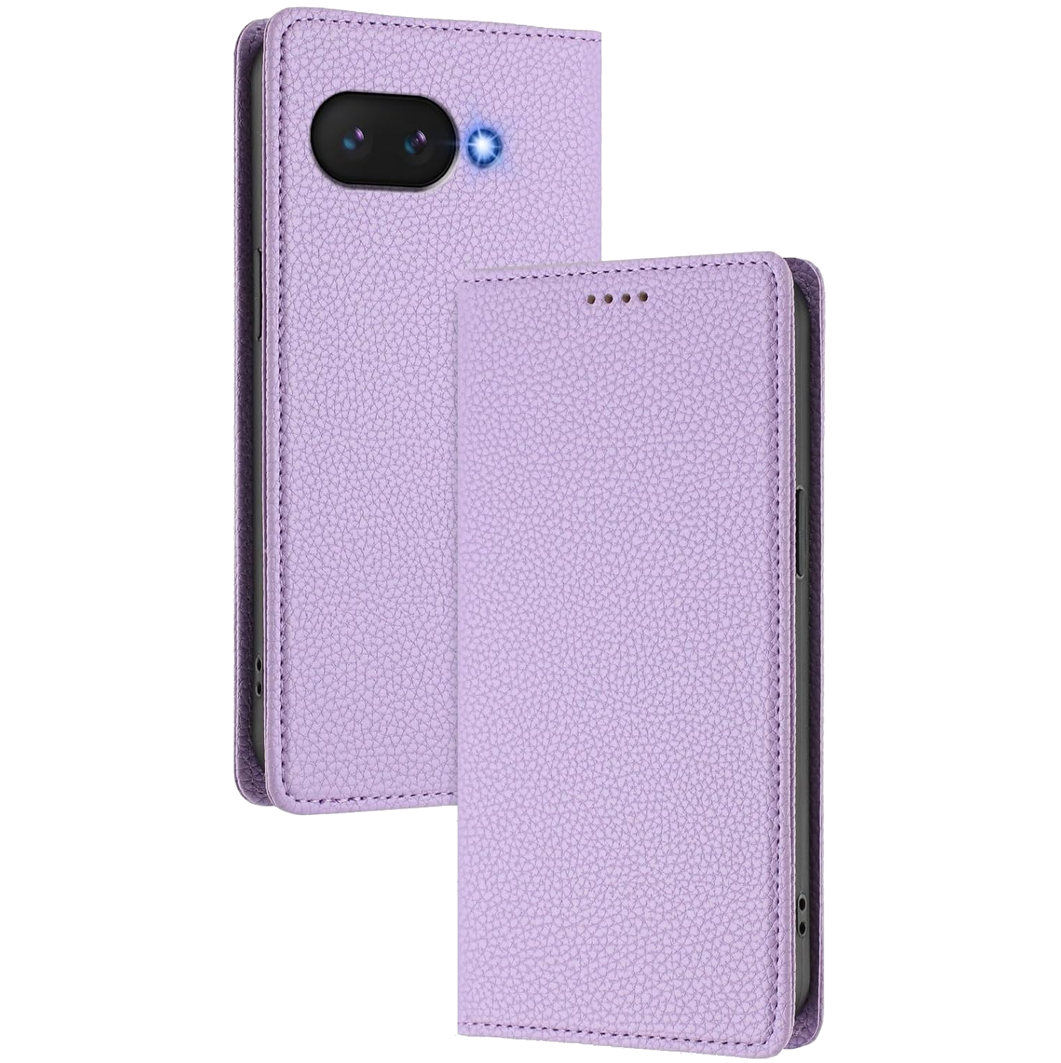 dingk leather wallet case for google pixel 9a