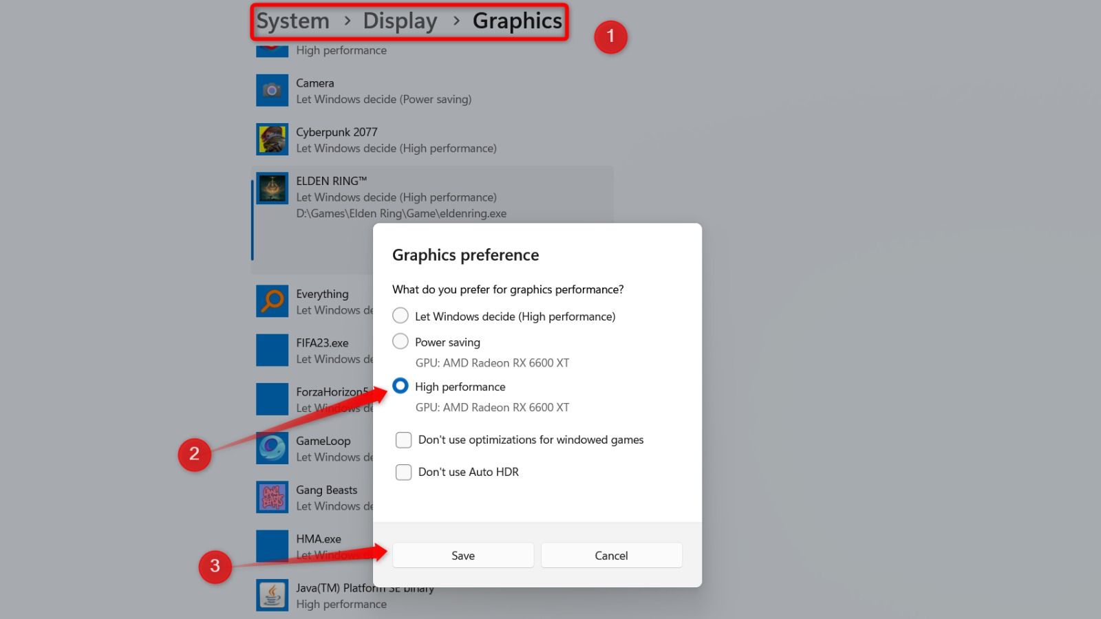 Forcing a game to use dedicated graphics card in Windows