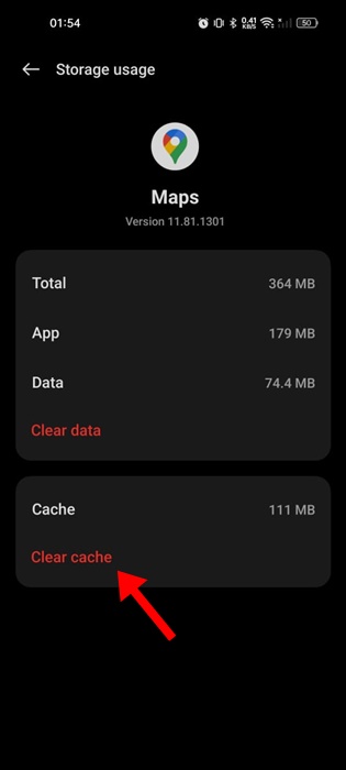 Clear Cache