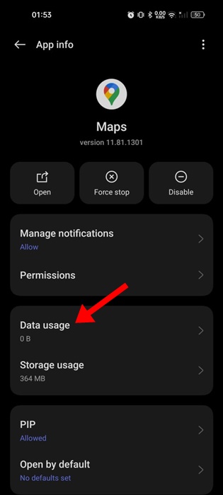 Data Usage