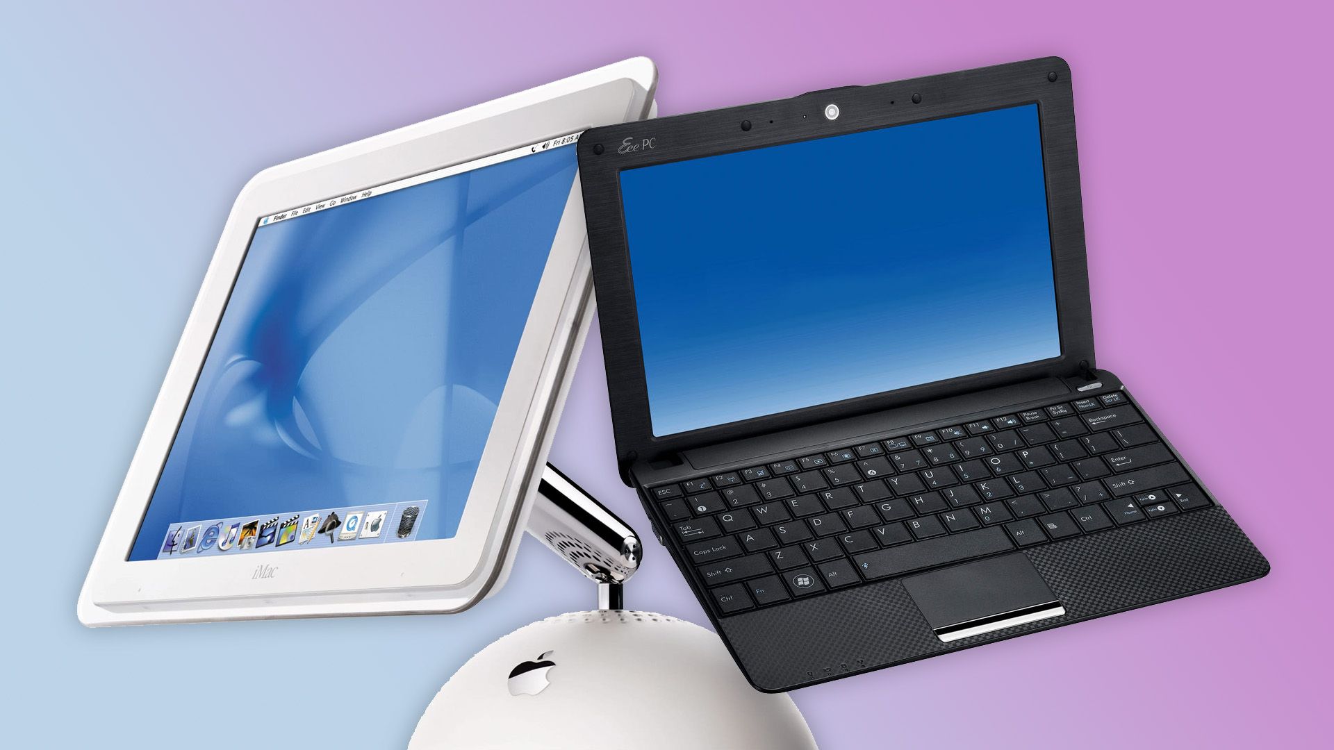 iMac G4 and Eee PC