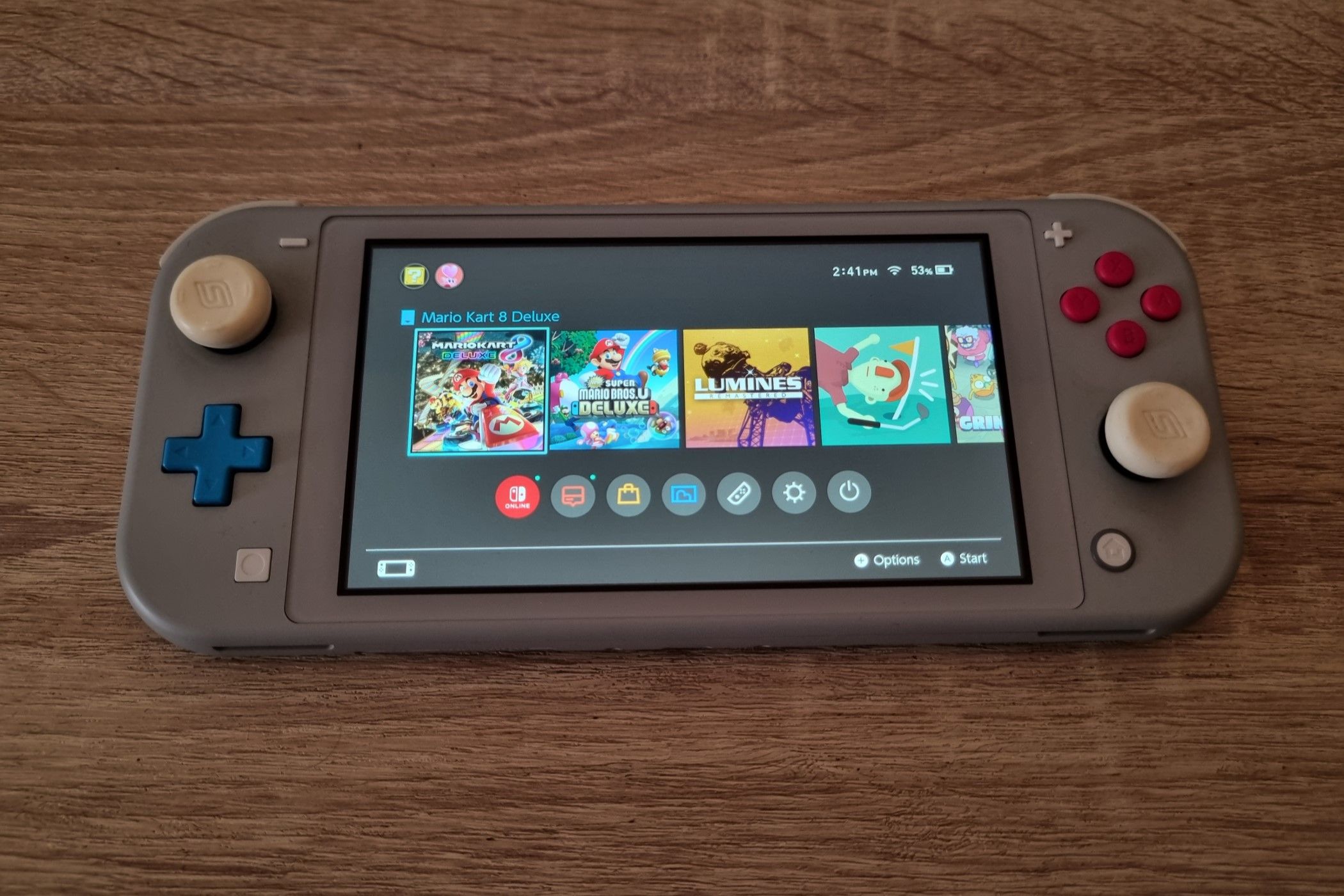 A Nintendo Switch Lite.