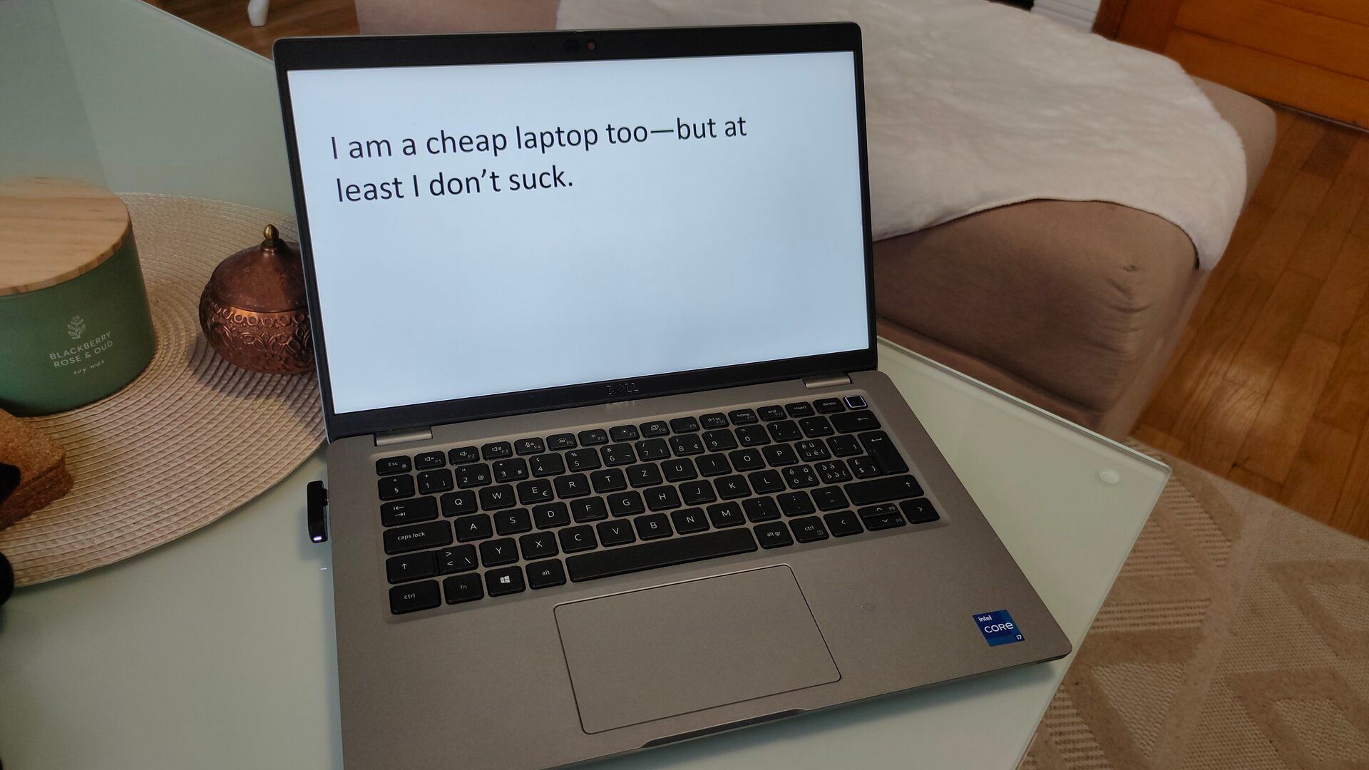 A Dell Latitude 5420 laptop on a desk.