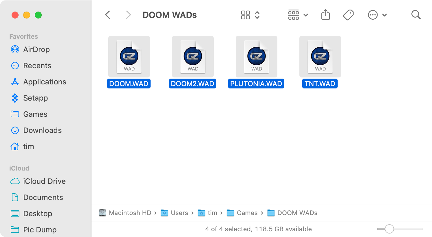 All files in a Finder window selected.
