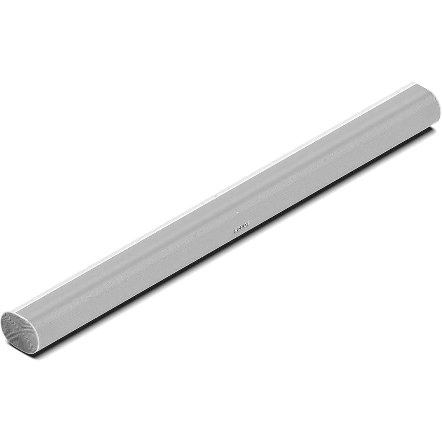 Sonos Arc White Soundbar with Dolby Atmos on white background