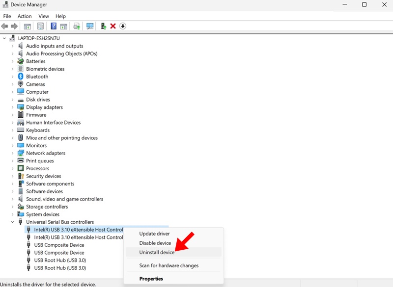 Uninstall device
