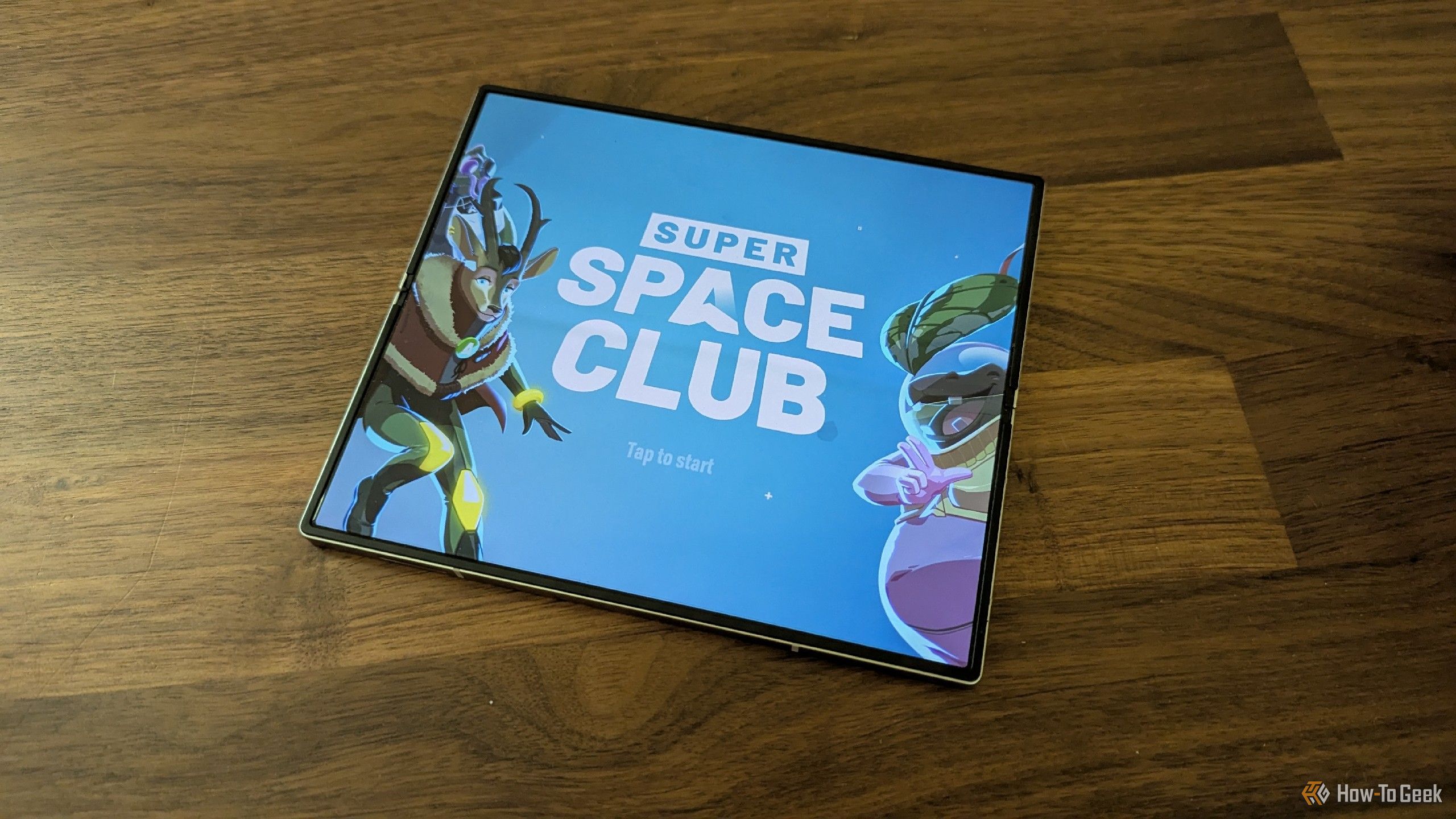 Super Space Club on a Galaxy Z Fold 6.