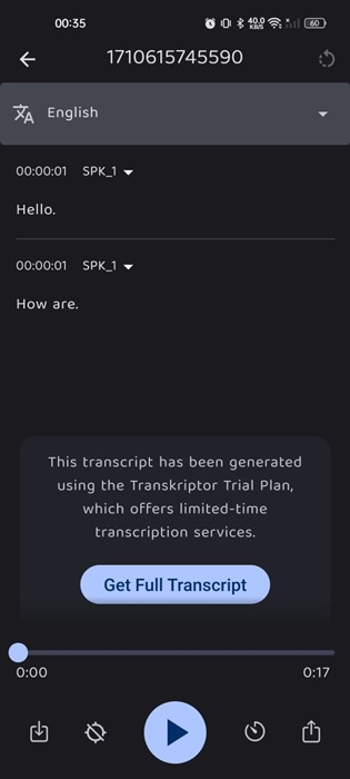 text version of your speech