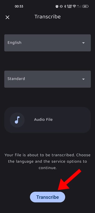 Transcribe