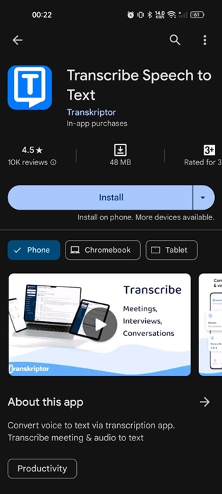 Transkriptor