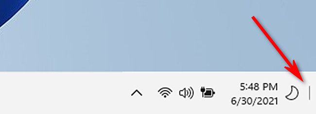 The Windows 11 "Show Desktop" line in the taskbar.